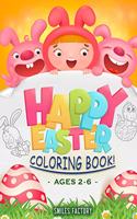 Happy Easter Coloring Book