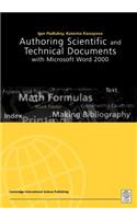 Authoring Scientific and Technical Documents with Microsoft Word 2000