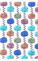 Bullet Journal Notebook Abstract Sketchy Trees Pattern 2