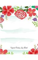 Infant Daily Log Book: 120 Daily Infant Tracker For Boy, Girl. This Journal is Track & Monitor your Newborn Baby with Columns/Line for Mood / Feeding / Sleep / Diaper Chan(3 Daily Daycare Infant Tracker Boy Girl Newborn Baby Nanny)