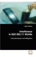 Interference in IEEE 802.11 WLANs