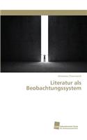 Literatur als Beobachtungssystem