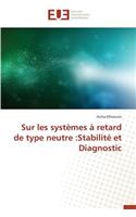 Sur Les Syst�mes � Retard de Type Neutre