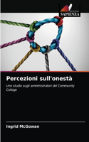 Percezioni sull'onestà