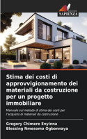 Stima dei costi di approvvigionamento dei materiali da costruzione per un progetto immobiliare