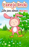 Libro para colorear de conejos para ninos