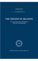 The Origins of Meaning