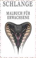 Schlange Malbuch Für Erwachsene