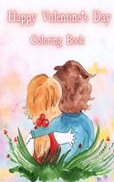 Happy Valentines Day. Coloring Book.