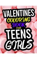 Valentines Coloring Book For Teen Girls