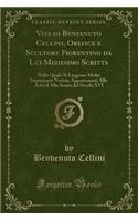 Vita Di Benvenuto Cellini, Orefice E Scultore Fiorentino Da Lui Medesimo Scritta: Nella Quale Si Leggono Molte Importanti Notizie Appartenenti Alle Arti Ed Alla Storia del Secolo XVI (Classic Reprint): Nella Quale Si Leggono Molte Importanti Notizie Appartenenti Alle Arti Ed Alla Storia del Secolo XVI (Classic Reprint)