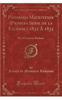 Panorama Matritense (Primera Serie de la Escenas.) 1832 Á 1835