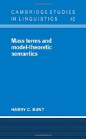 Mass Terms and Model-Theoretic Semantics