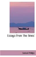 Essays from 'The Times'