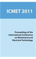 3rd International Conference on Mechanical and Electrical Technology (ICMET-China 2011)