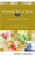 Preach for a Year – 104 Sermon Outlines