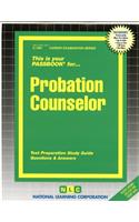 Probation Counselor: Passbooks Study Guide(Career Examination)