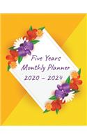 Five Year Monthly Planner