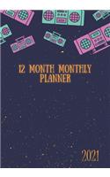 12 Month Monthly Planner