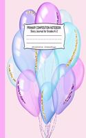 Primary Composition Notebook Story Journal Grades K-2