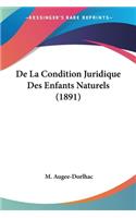 De La Condition Juridique Des Enfants Naturels (1891): (French)