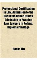 Professional Certification in Law