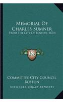 Memorial Of Charles Sumner