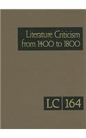 Literature Criticism from 1400 to 1800