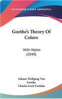 Goethe's Theory Of Colors: With Notes (1840)