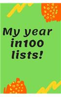 My year 100 lists