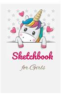 Sketchbook for Girls (6 x9)