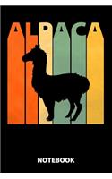 Alpaca Notebook: 100 Lined Pages - 6X9 Inches - Sketchbook - Diary - Journal - For Men And Women - Christmas Or Birthday Gift For Him And Her - Funny Gift Idea - For