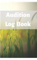 Audition Log Book
