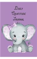 Daily Gratitude Journal: Cute Baby Elephant Journal to manifest Gratitude, Self-Love, Happiness & Awareness in Everyday Life for Girls & Boys, Daily Guided Format, (120 page
