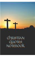 Christian Quotes Notebook