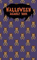 Halloween Memory Book: An Activity Book for Kids to Record Their Halloween Day - Coloring - Drawing - Journaling - Squating Werewolf