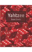 Yahtzee Score Sheets: Let's Have More Fun with the Yahtzee Score Book!