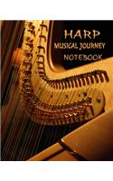 Harp Musical Journey Notebook