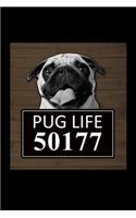 Pug Life 50177: 110 Game Sheets - Four in a Row Fun Blank Games - Soft Cover Book for Kids for Traveling & Summer Vacations - Mini Game - Clever Kids - 110 Lined pa