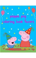 peppa pig coloring book favors