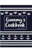 Gammy's Cookbook Nautical Navy Edition