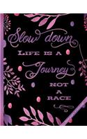 Slow Down - Life Is a Journey - Not a Race
