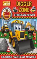 MY FIRST JCB DIGGER ZONE STICKER & ACTIV