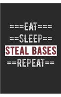 Baseball Journal - Eat Sleep Steal Bases Repeat