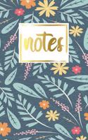 Notes: Floral Matte Cover Design Composition Notebook College Ruled Journal Daily and Planner for School Subjects, Writing Notes, Diaries, to Do List