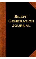 Silent Generation Journal Vintage Style: (Notebook, Diary, Blank Book)