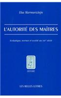 L'Autorite Des Maitres