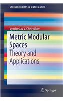Metric Modular Spaces: (SpringerBriefs in Mathematics)