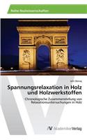Spannungsrelaxation in Holz und Holzwerkstoffen