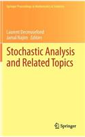 Stochastic Analysis and Related Topics